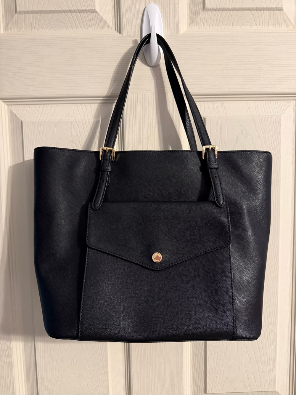 Michael Kors Black Tote with Front Pocket